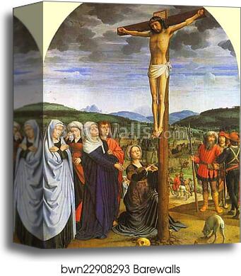 The Crucifixion by Gerard David, Canvas Print