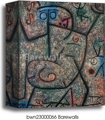 Oh! These Rumors! by Paul Klee, Canvas Print