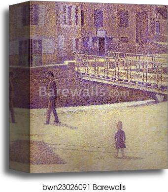 Port-en-Bessin by Georges Seurat, Canvas Print