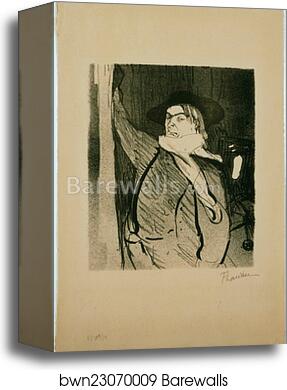Aristide Bruant by Henri De Toulouse-Lautrec, Canvas Print