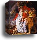 The Return of the Holy Family from Egypt by Jacob Jordaens, Canvas Print