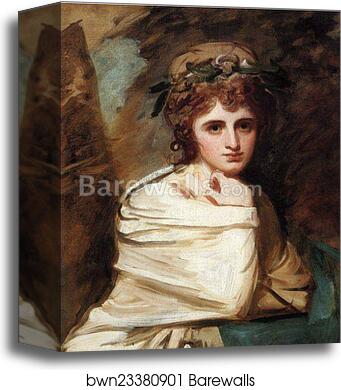 Sarah Siddons by George Romney, Canvas Print
