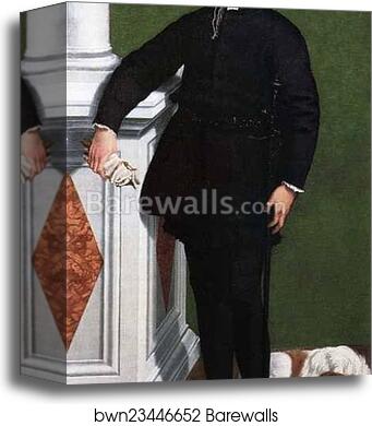 Portrait of Massimiliano Stampa, Third Marchese of Soncino by Sofonisba Anguissola, Canvas Print Portrait of Massimiliano Stampa, Third Marchese of Soncino by Sofonisba Anguissola, Canvas Print