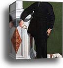 Portrait of Massimiliano Stampa, Third Marchese of Soncino by Sofonisba Anguissola, Canvas Print