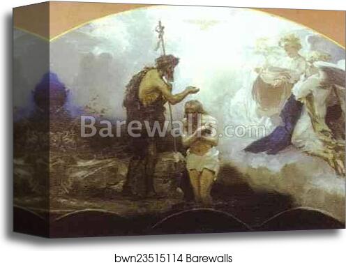 Baptism of Christ by Henryk Hector Siemiradzki, Canvas Print
