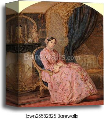 Portrait of Grand Duchess Maria Nikolaevna by Christina Robertson, Canvas Print