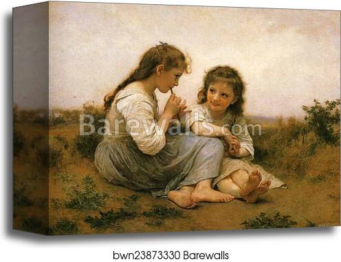 Childhood Idyll by William-Adolphe Bouguereau, Canvas Print