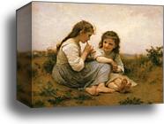 Childhood Idyll by William-Adolphe Bouguereau, Canvas Print
