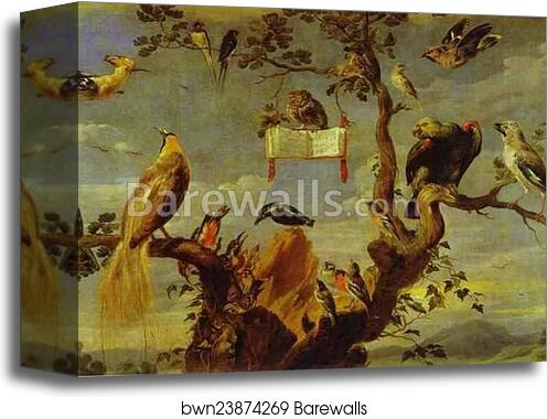 Concert of Birds by Frans Snyders, Canvas Print
