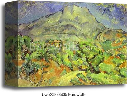 Mount Sainte-Victoire by Paul Cézanne, Canvas Print