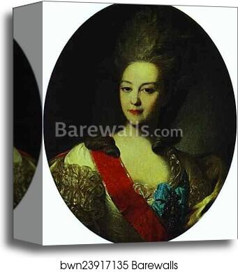 Portrait of Countess Ekaterina Orlova by Fedor Rokotov, Canvas Print Portrait of Countess Ekaterina Orlova by Fedor Rokotov, Canvas Print