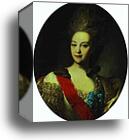 Portrait of Countess Ekaterina Orlova by Fedor Rokotov, Canvas Print