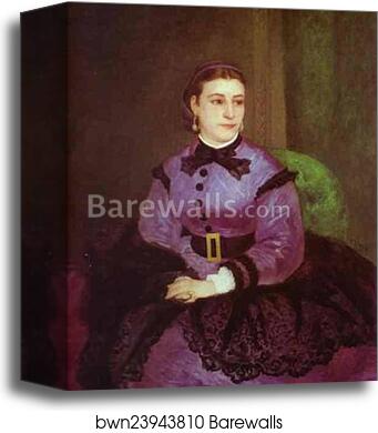 Portrait of Mademoiselle Sicot by Pierre-Auguste Renoir, Canvas Print