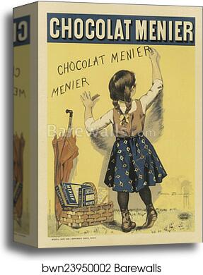 Chocolat Menier by Firmin Bouisset, Canvas Print