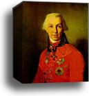 Portrait of G. R. Derzhavin by Vladimir Borovikovsky, Canvas Print