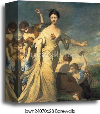 Mrs John Hale by Sir Joshua Reynolds, Canvas Print