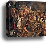 Crucifixion. Detail by Jacopo Robusti, Called Tintoretto, Canvas Print