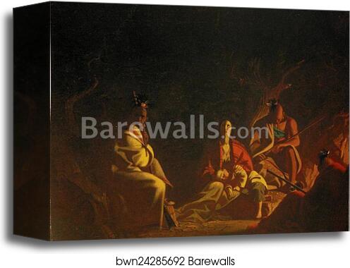 Captured by the Indians by George Caleb Bingham, Canvas Print Captured by the Indians by George Caleb Bingham, Canvas Print