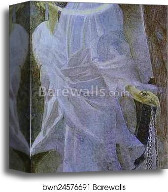 Angel with Censer and Candle by Mikhail Vrubel, Canvas Print