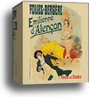 Les Folies-Bergère, "Émilienne d'Alençon" by Jules Chéret, Canvas Print