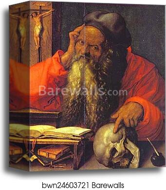 St. Jerome by Albrecht Dürer, Canvas Print