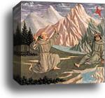 St. Francis Receiving the Stigmata by Domenico Veneziano, Canvas Print