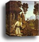 St. Jerome in the Wilderness by Pietro Perugino, Canvas Print