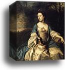 Caroline, Duchess of Marlborough by Sir Joshua Reynolds, Canvas Print