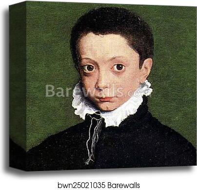 Portrait of Massimiliano Stampa, Third Marchese of Soncino. Detail by Sofonisba Anguissola, Canvas Print Portrait of Massimiliano Stampa, Third Marchese of Soncino. Detail by Sofonisba Anguissola, Canvas Print