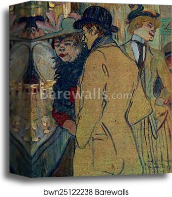 Alfred la Guigne by Henri De Toulouse-Lautrec, Canvas Print Alfred la Guigne by Henri De Toulouse-Lautrec, Canvas Print