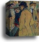 Alfred la Guigne by Henri De Toulouse-Lautrec, Canvas Print