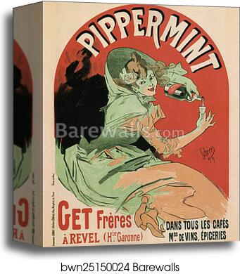 Pippermint by Jules Chéret, Canvas Print
