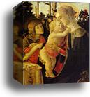The Virgin and Child with John the Baptist by Alessandro Botticelli, Canvas Print
