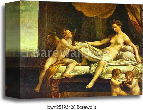 Danae by Correggio, Canvas Print