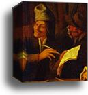 Signing of a Marriage Contract. Detail by Jan Steen, Canvas Print