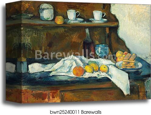 The Buffet by Paul Cézanne, Canvas Print