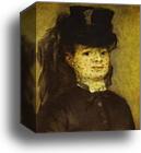 Portrait of Mme. Darras by Pierre-Auguste Renoir, Canvas Print