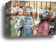 The Beheading of St. George. Detail by Altichiero Da Zevio, Canvas Print