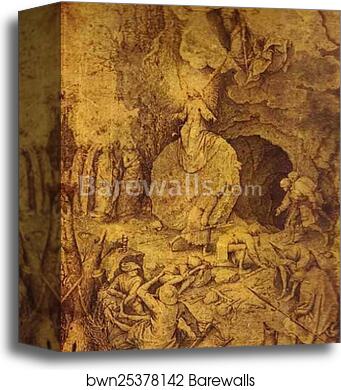 The Resurrection of Christ by Pieter Bruegel The Elder, Canvas Print