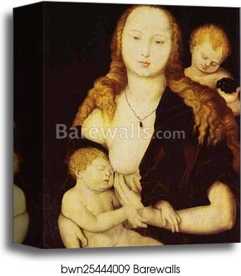 Virgin and Child by Hans Baldung, Called Grien, Canvas Print