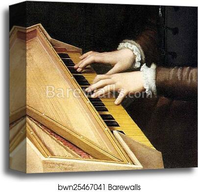 Self-Portrait. Detail by Sofonisba Anguissola, Canvas Print