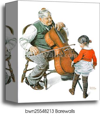 A Meeting of Minds by Norman Rockwell, Canvas Print