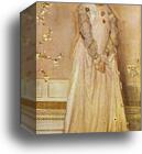 Symphony in Flesh Color and Pink: Portrait of Mrs. Frances Leyland by James Abbott Mcneill Whistler, Canvas Print
