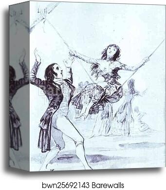The Swing by Francisco De Goya Y Lucientes, Canvas Print