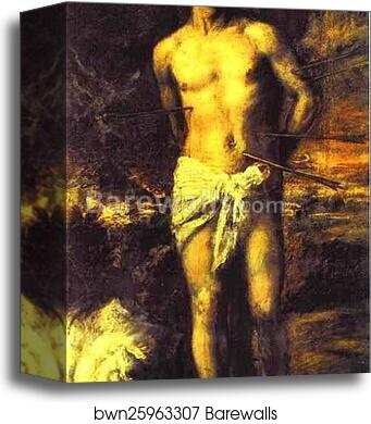 St. Sebastian by Titian, Canvas Print