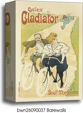 Cycles Gladiator by Misti, Canvas Print