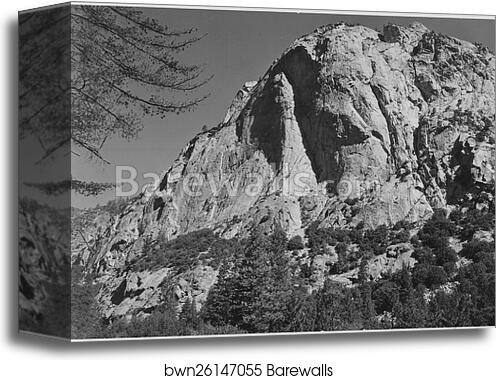 North Dome, Kings River Canyon, Kings River Canyon (Proposed as a national park), California, 1936. Photographs of National Parks and Monuments, compiled 1941 - 1942, documenting the period ca. 1933 - 1942 by Ansel Adams (1902-1984), Canvas Print North Dome, Kings River Canyon, Kings River Canyon (Proposed as a national park), California, 1936. Photographs of National Parks and Monuments, compiled 1941 - 1942, documenting the period ca. 1933 - 1942 by Ansel Adams (1902-1984), Canvas Print