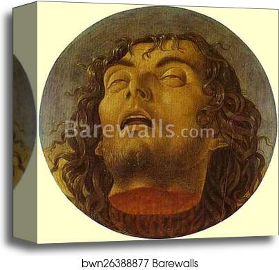 Head of St. John the Baptist by Giovanni Bellini, Canvas Print