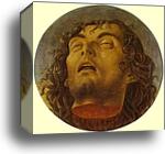 Head of St. John the Baptist by Giovanni Bellini, Canvas Print