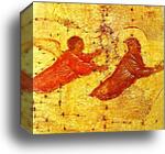 The Crucifixion. Detail by Dionisii (Dionysius), Canvas Print